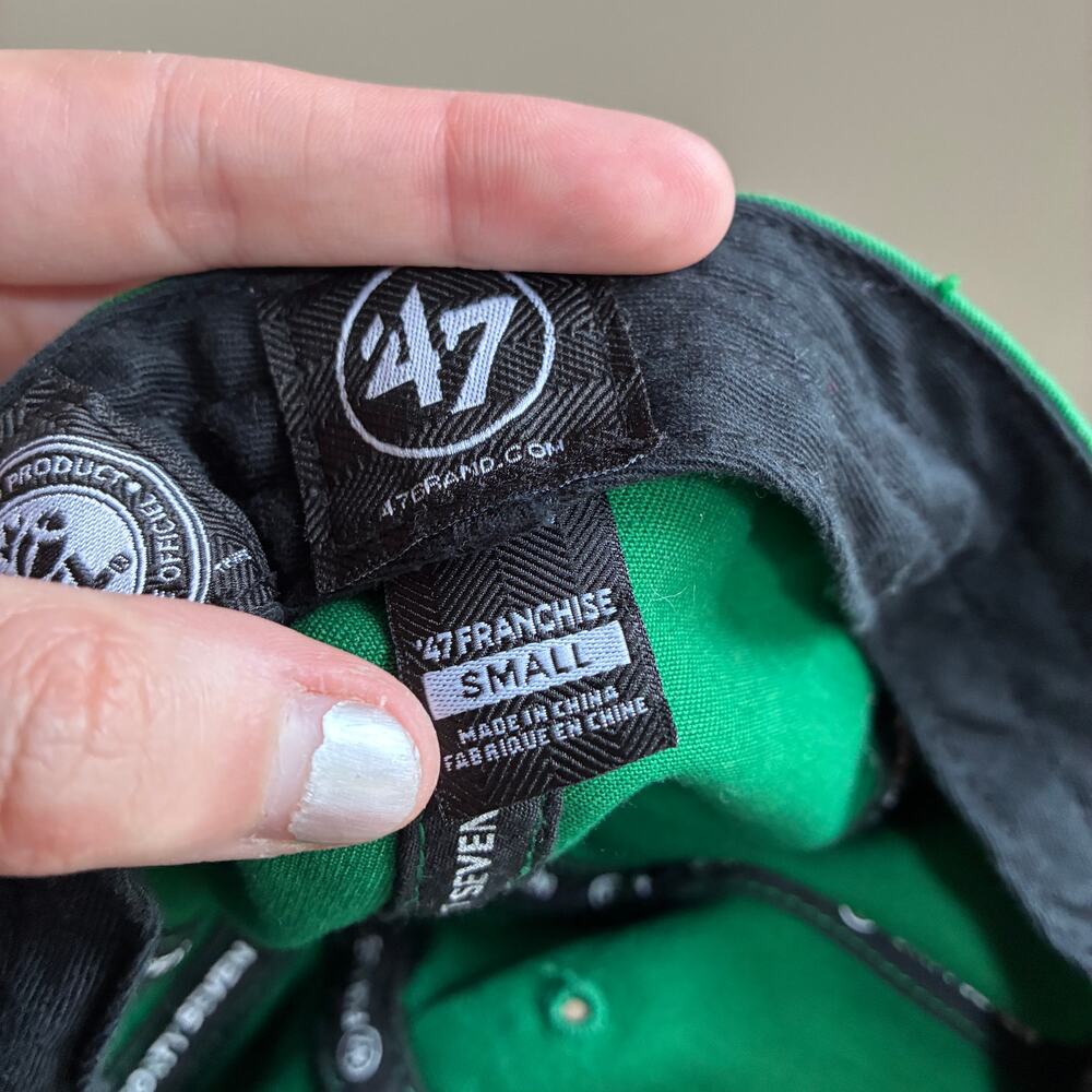 NWT Saskatchewan Roughriders '47 franchise fitted S green cap the rider store - Picture 9 of 9